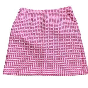 Brooks Brothers 346 Floral High Waisted Mini Pencil Skirt Pink/White Women's 12